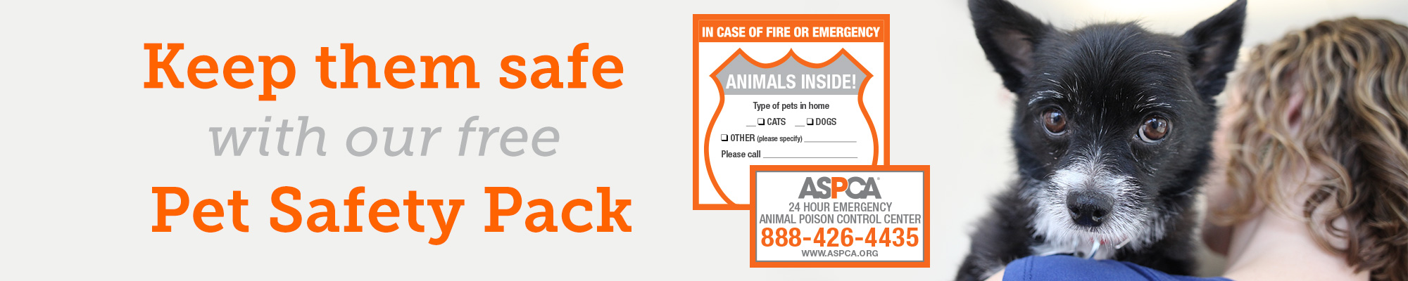 Pet Safety Pack | Emergency Rescue | Window Sticker | ASPCA